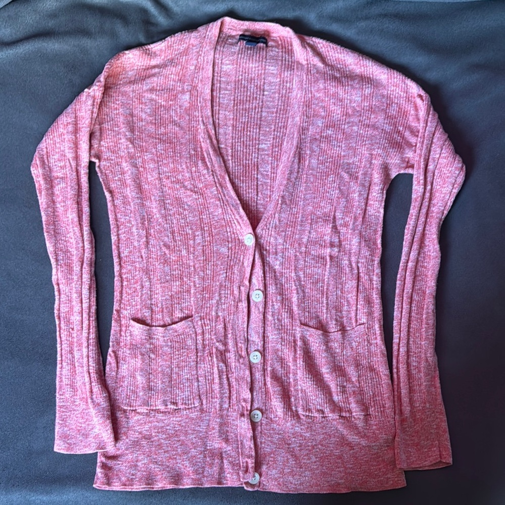 American Eagle Outfitters, button-up cardigan, pink size Medium